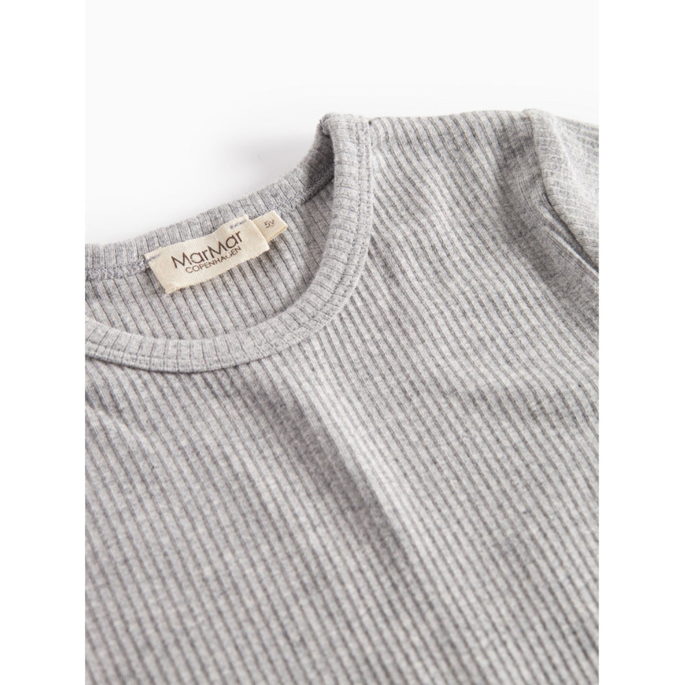 Køb MarMar Modal Melange Light Grey Melange Plain T-shirt