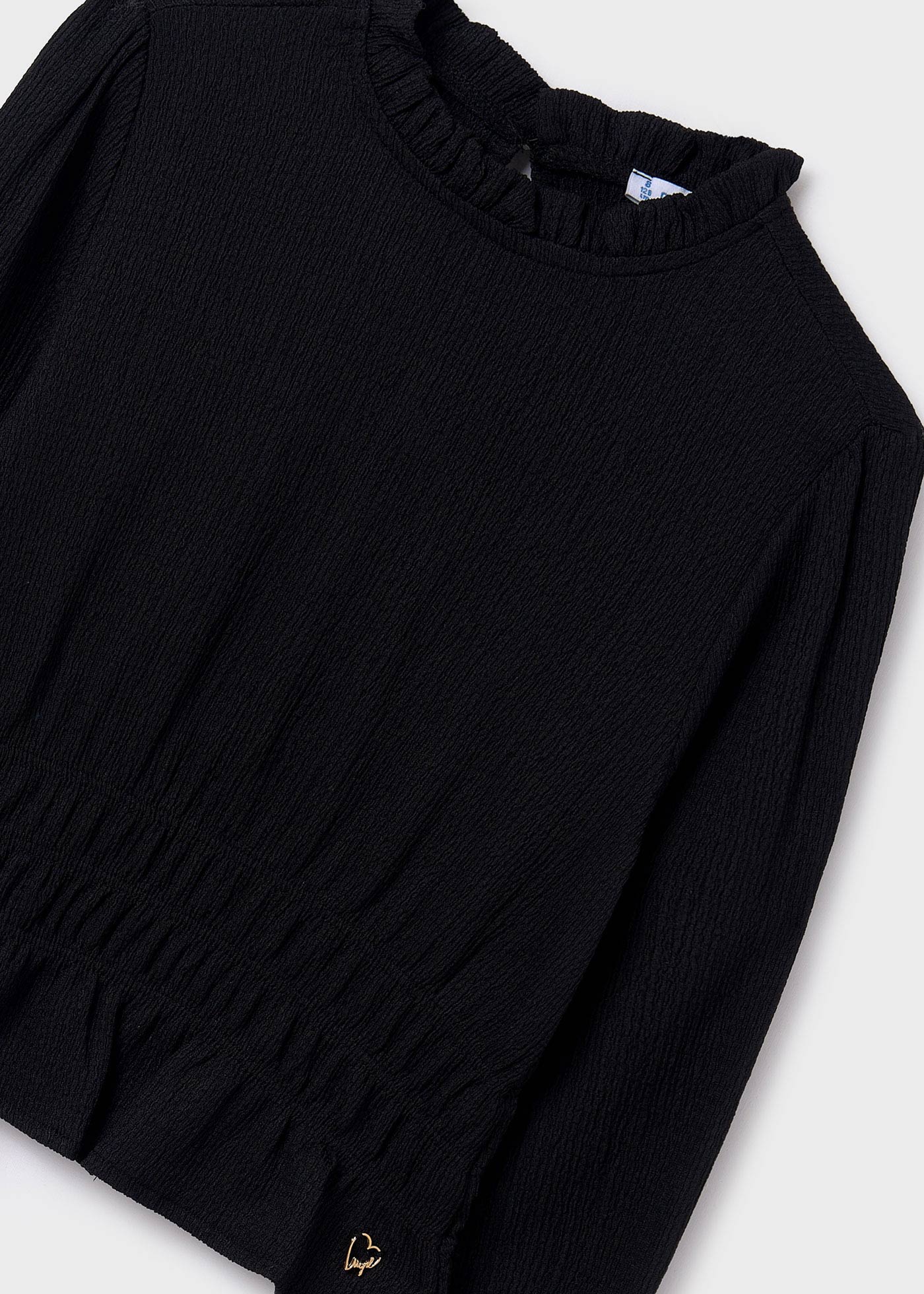 Blusa franzida para meninas