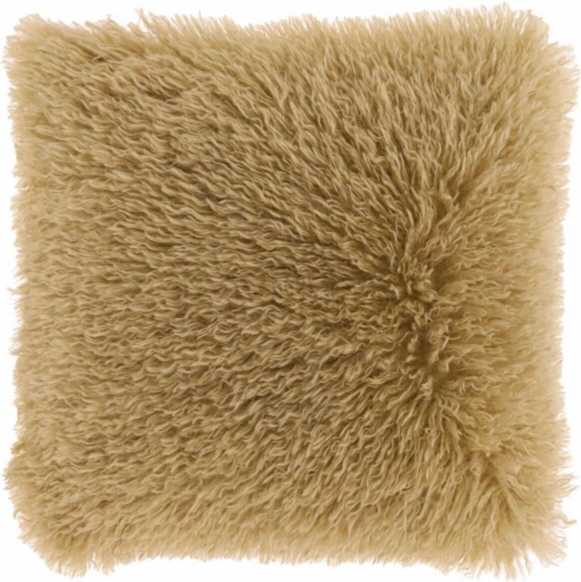 Unique Living sierkussen Frieda beige 45 x 45 x 10 cm