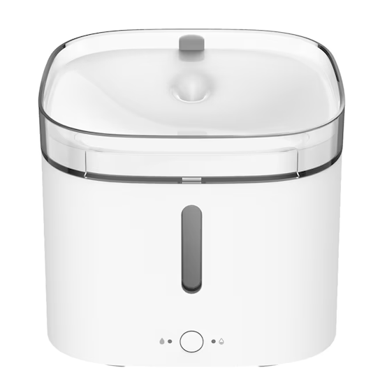 (2L) Smart Pet Fountain Katzen Trinkbrunnen Hunde Wasserspender (iOS/Android) - Weiss