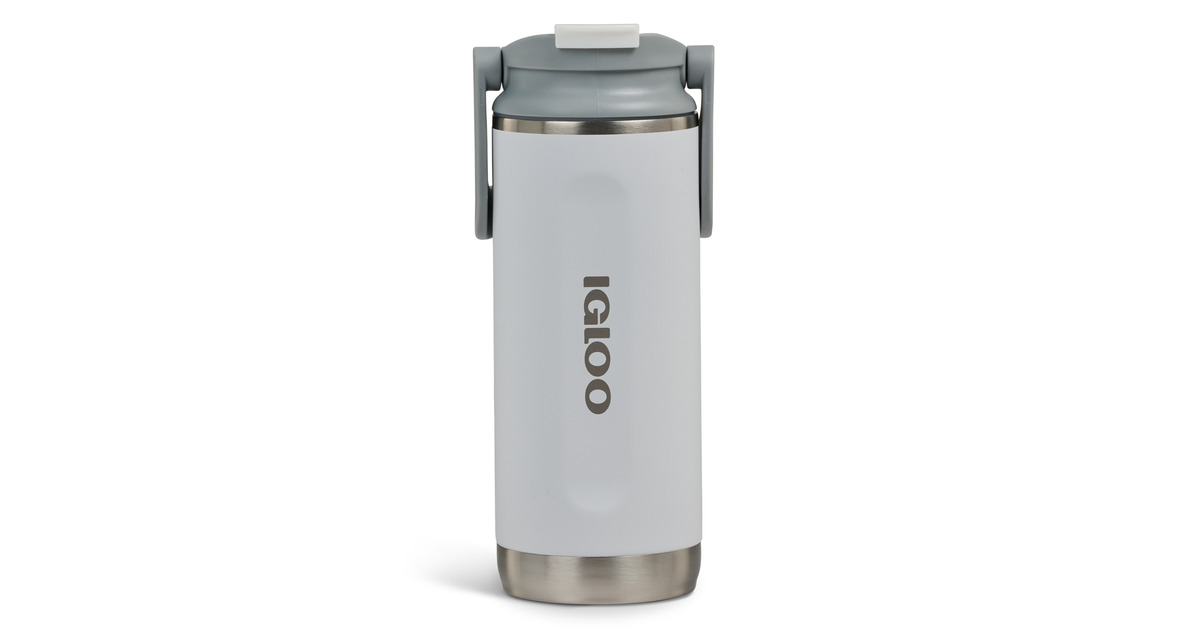IglooFlip ‘n’ Sip Tumbler 16 oz, 0,47 liter drinkfles  (Wit)