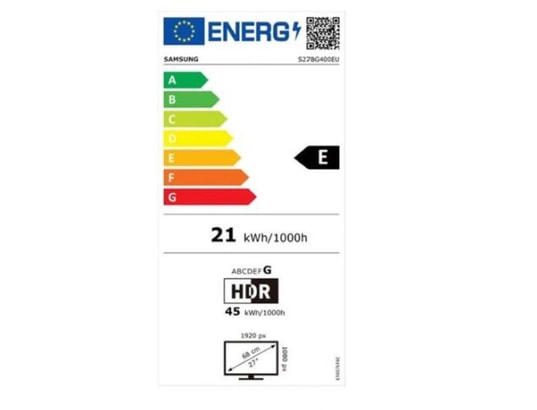 SAMSUNG - Ecran 27 pouces Full HD Odyssey G4 S27BG400EU