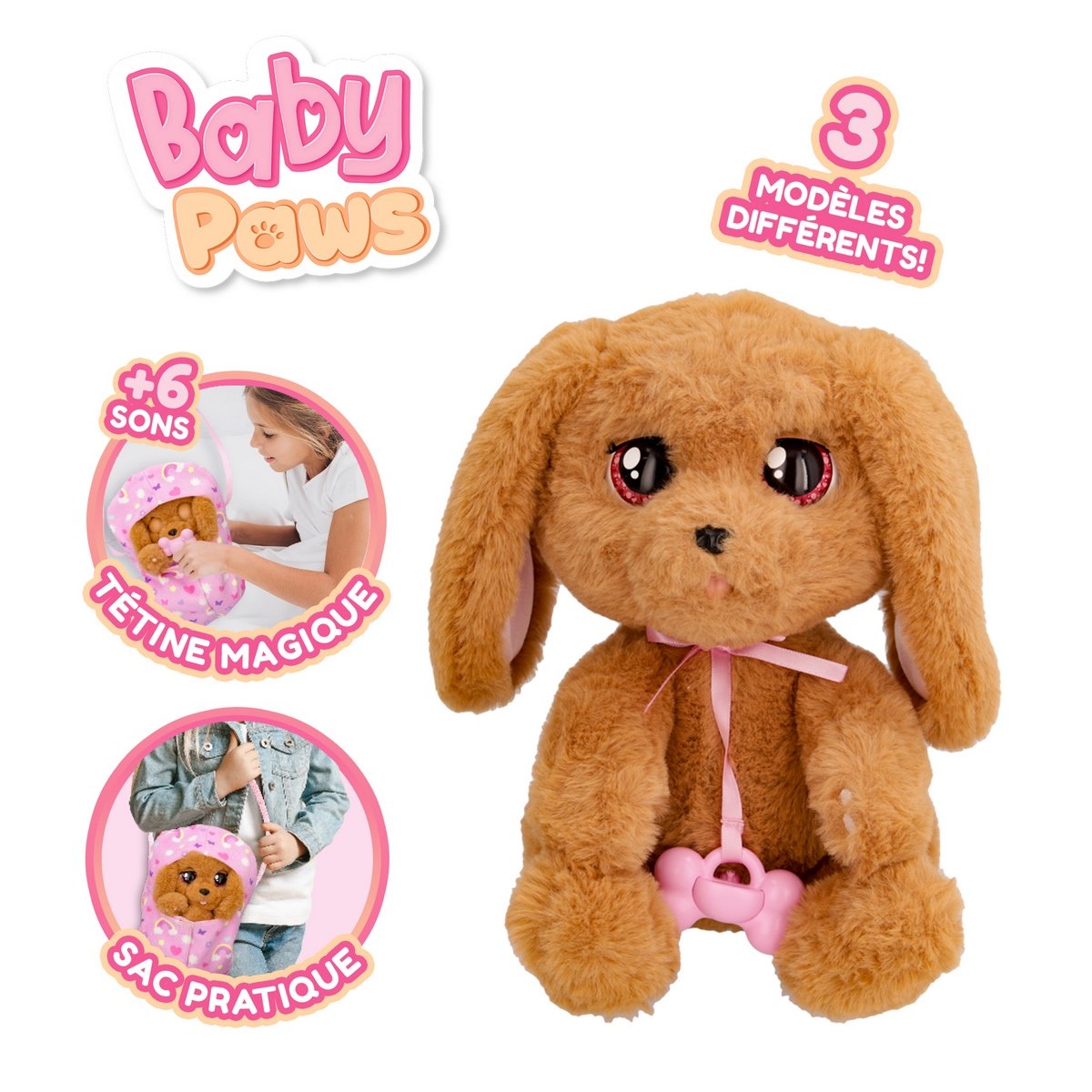 Peluche Baby Pets - mon bébé chien cocker