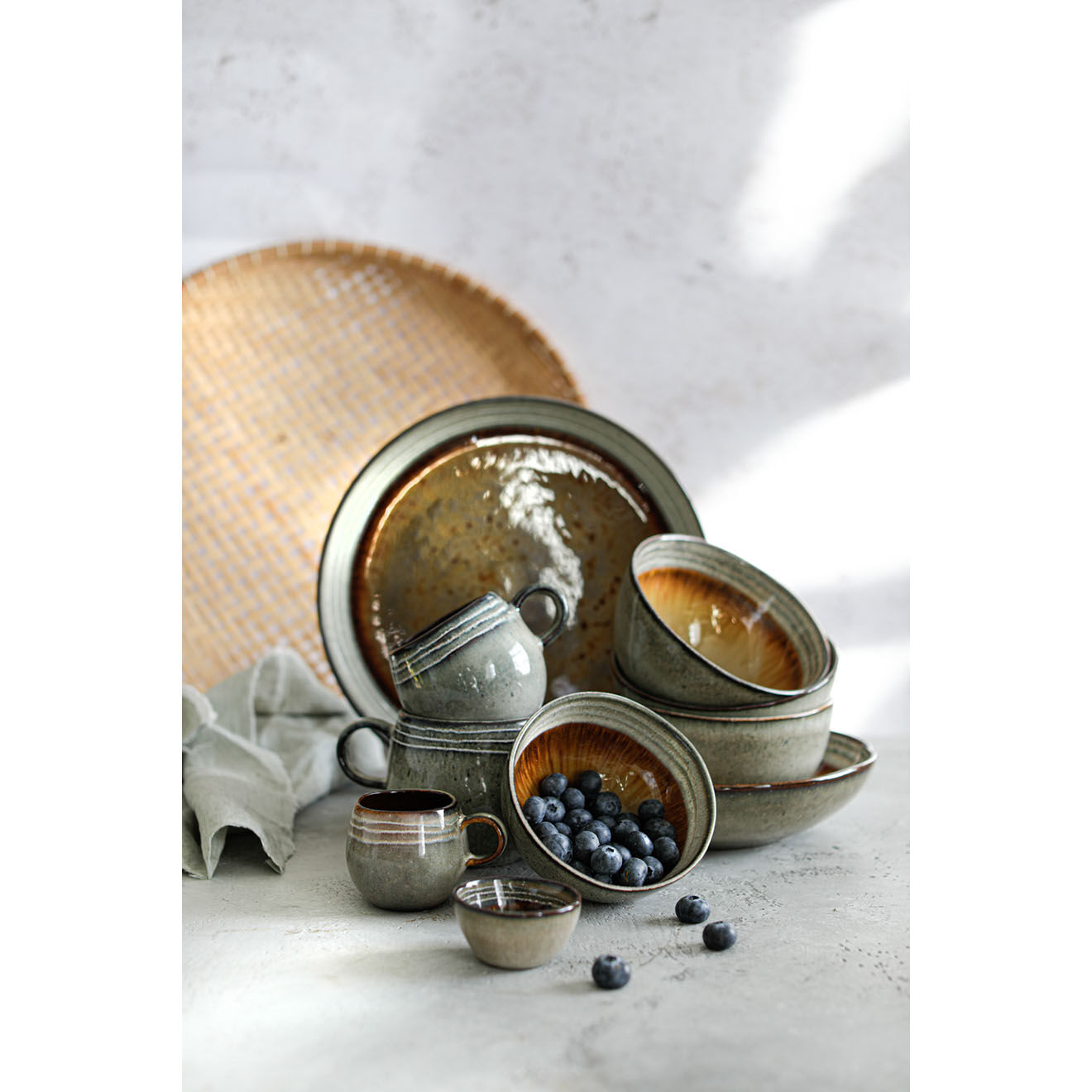 Bazar Bizar 6 Mugs Comporta multicolores - 400ml