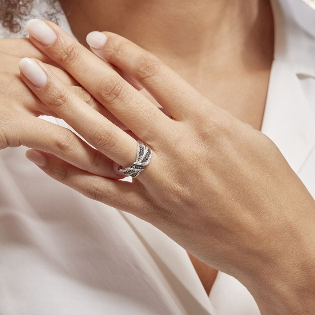 Bague Agnes Or Blanc Diamant