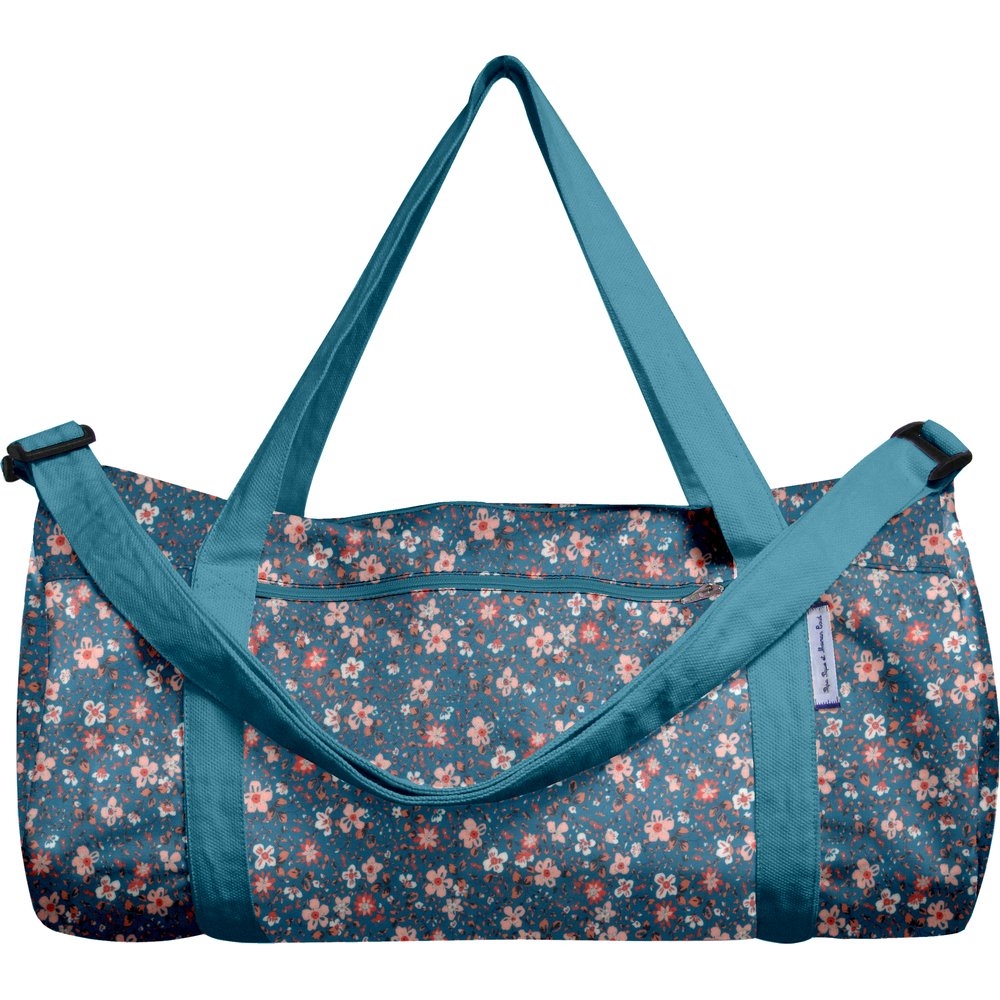 Sac De Sport Fleuri Nude Ardoise