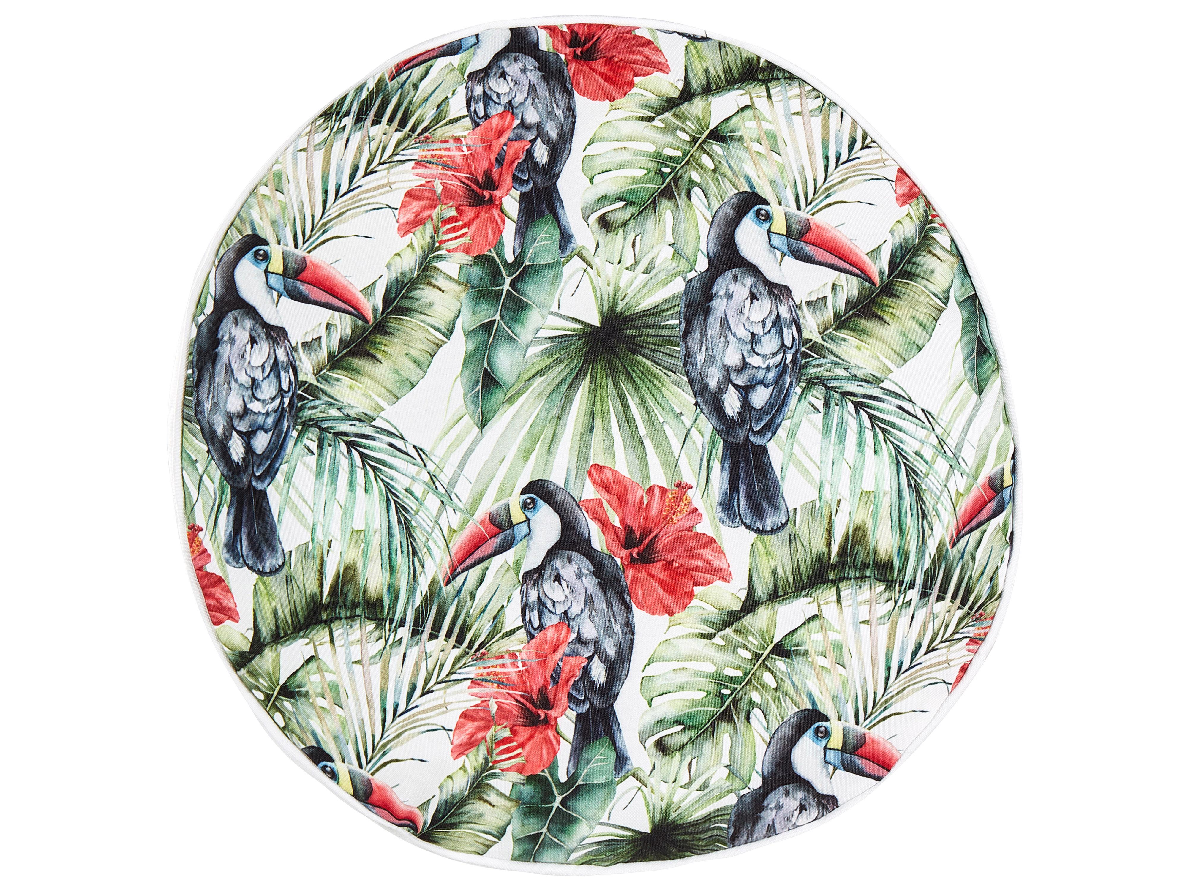 Set van 2 tuinkussens MALLARE dierenprint 40 x 40 cm Groen