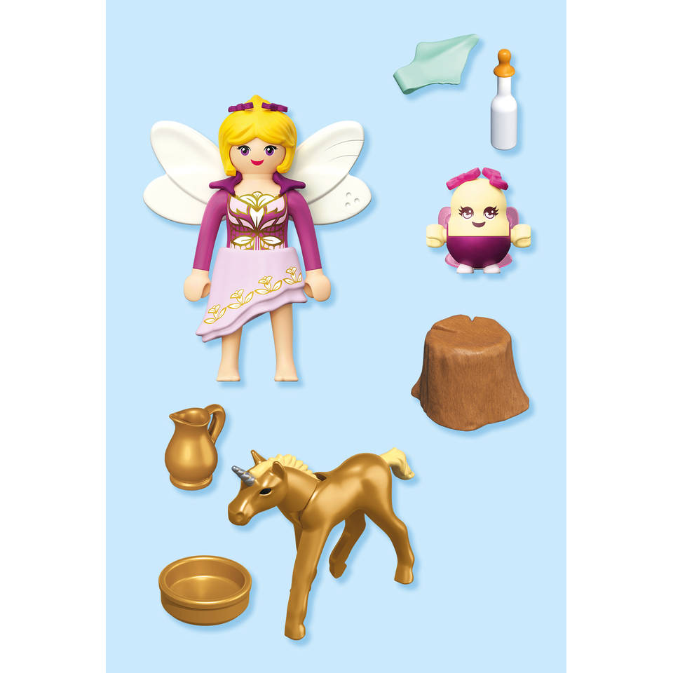 PLAYMOBIL gouden eenhoornveulen met fee 71844