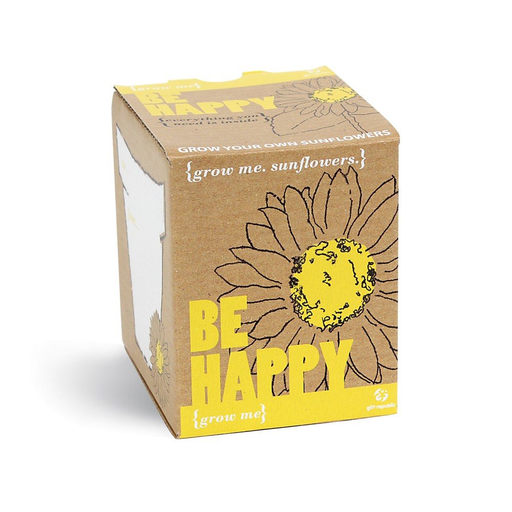 Be Happy Grow Your Own Sunflower