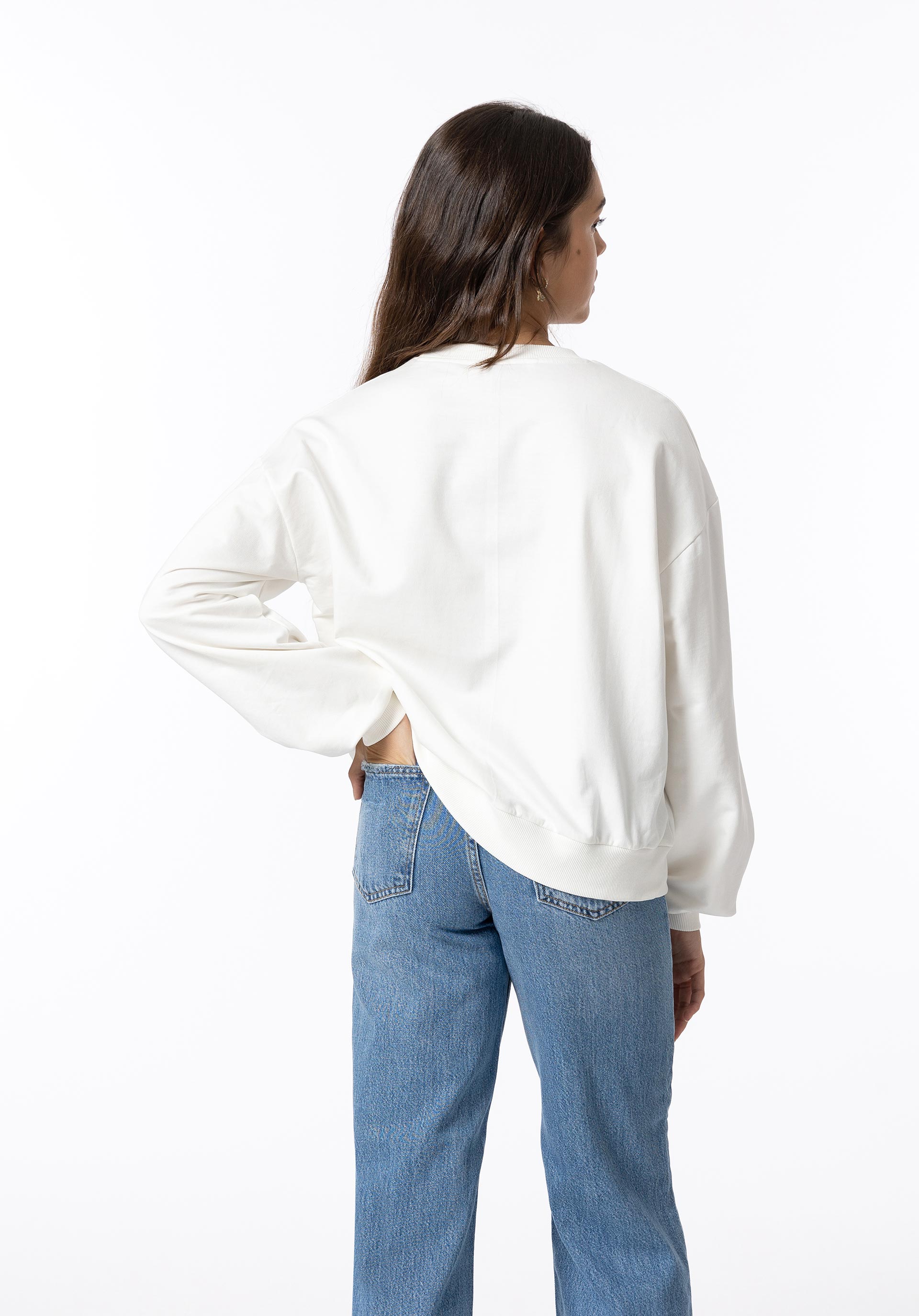 Sweatshirt com Estampado Frontal