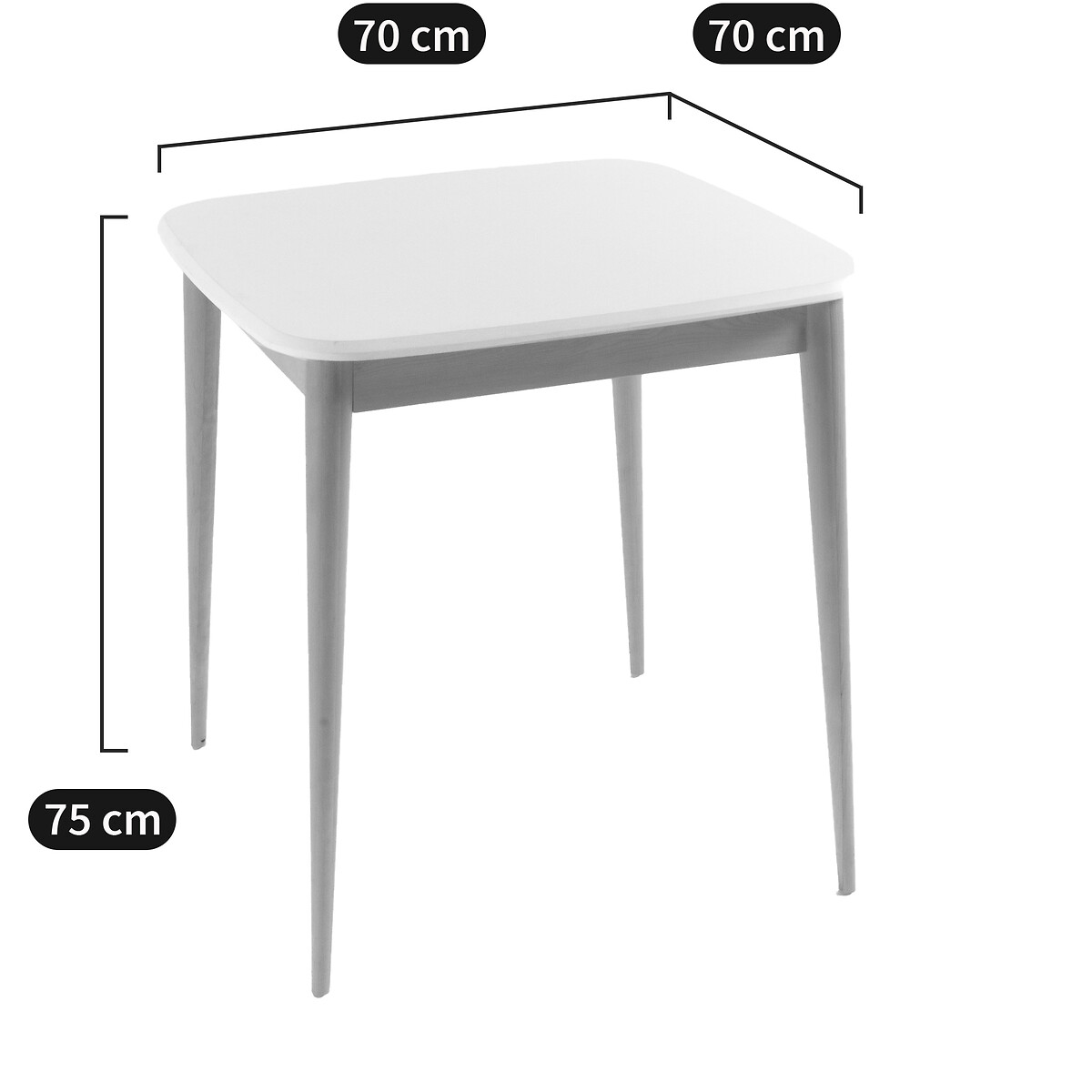 LA REDOUTE INTERIEURS<br>Mesa para 2 pessoas, Jimi
