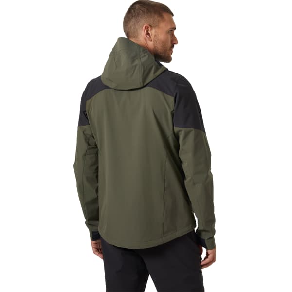 Softshell randonnée HELLY HANSEN BLAZE SOFTSHELL HOOD UTILITY GREEN