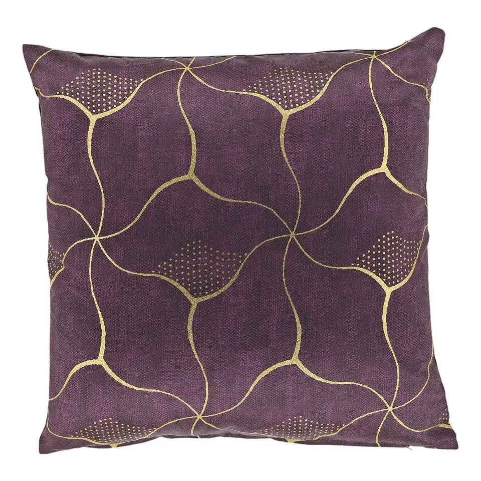 Unique Living - Sierkussen Celina 45x45cm - Dark Purple