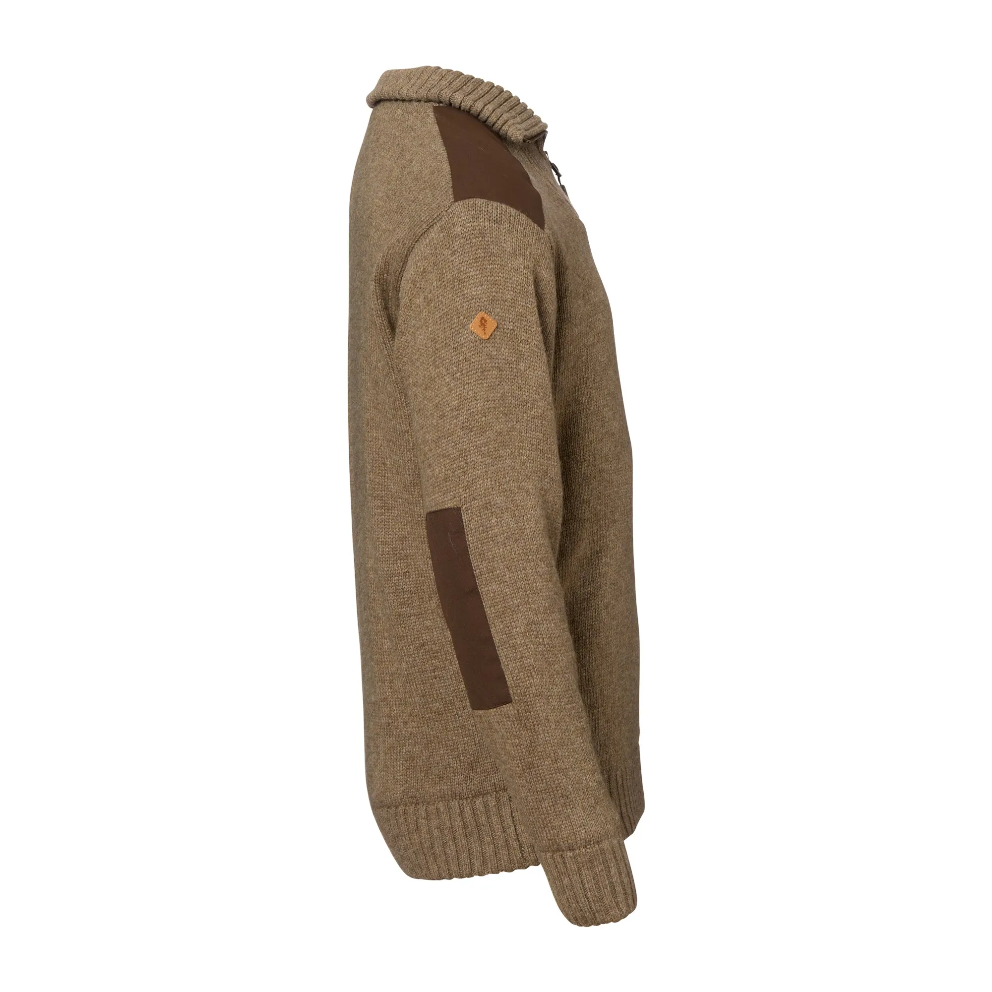 Pinewood -  Pullover New Stormy Troyer brown melange