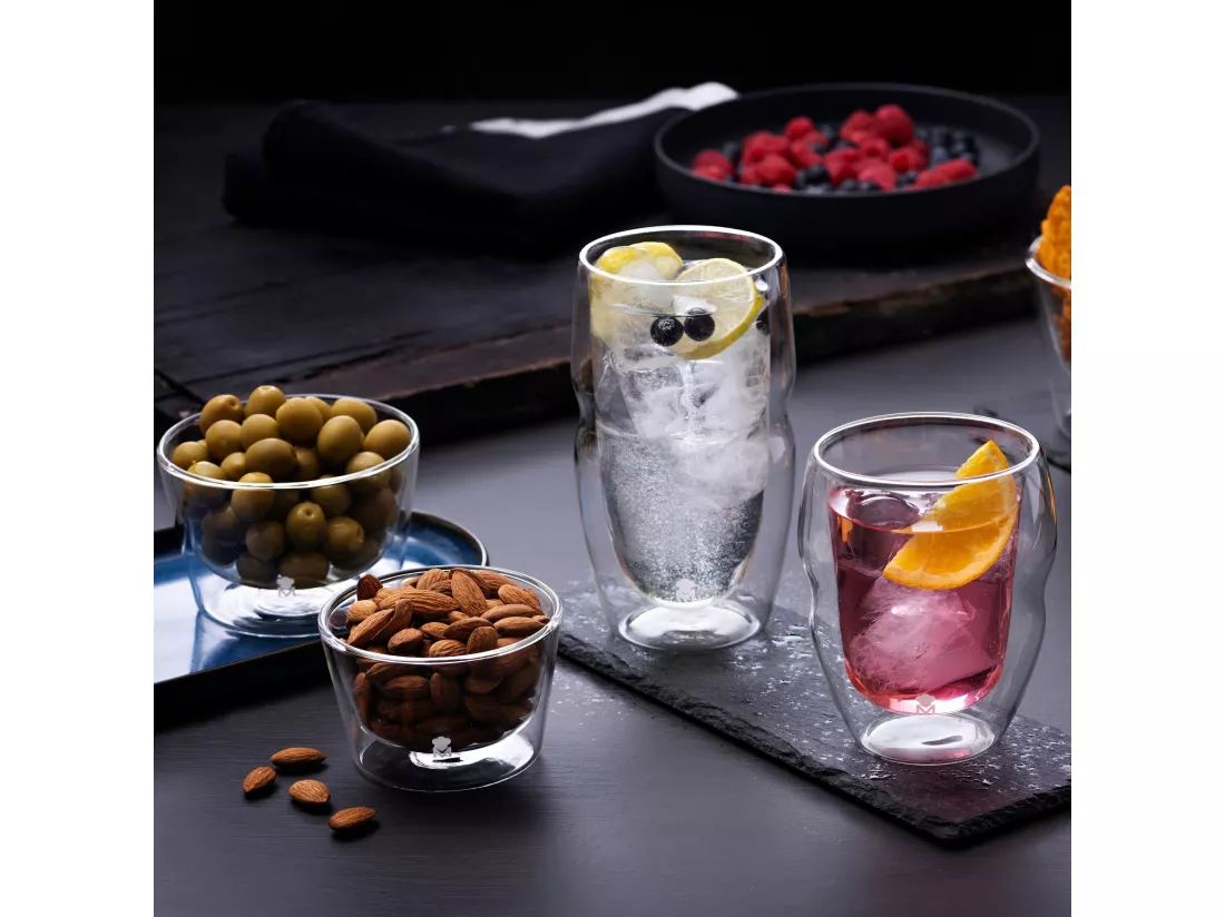 Bol moyen MIXOLOGY 400ml double paroi en Borosilicate MasterPRO