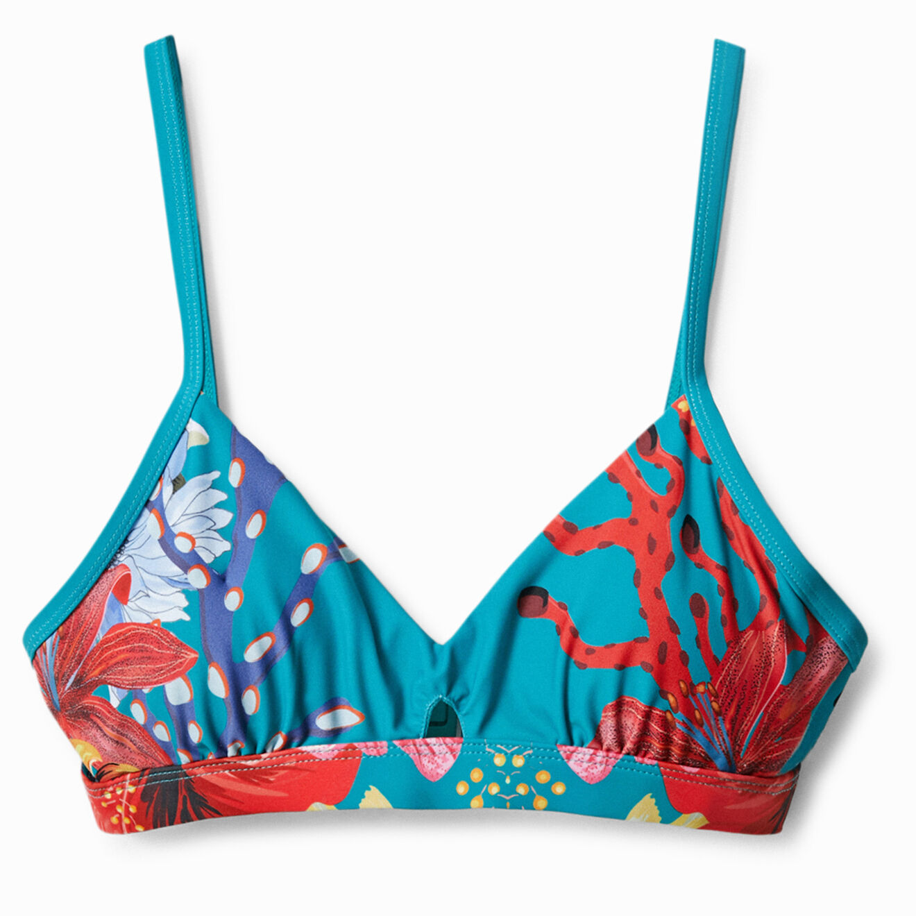 Desigual Haut de maillot de bain June turquoise