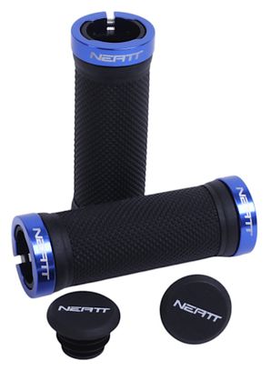 Paire de Grips Enfants Neatt Race Small 95mm Noir / Bleu
