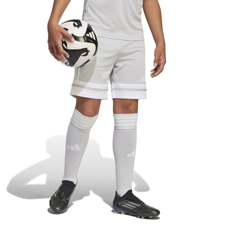 adidas Squadra 25 Short - Gris/Blanc Enfant