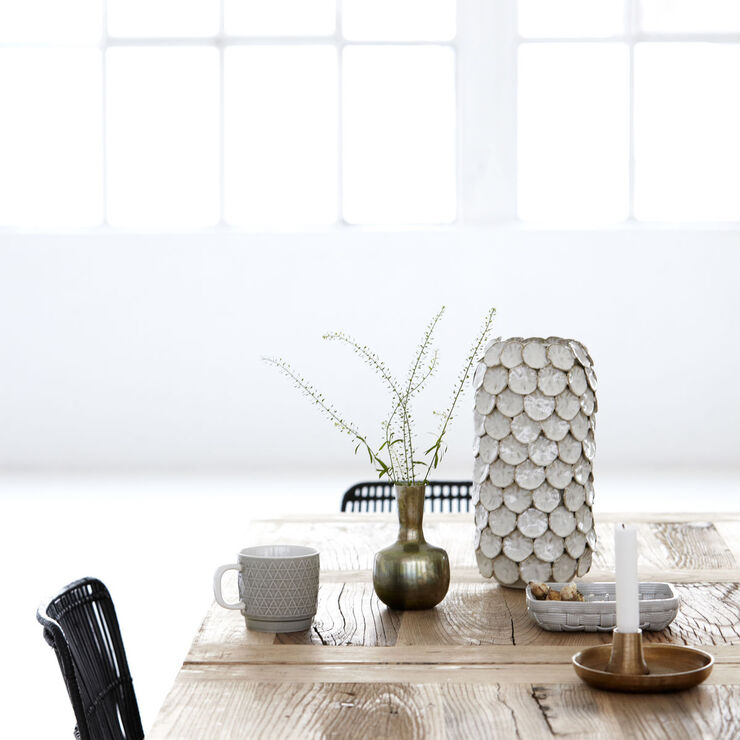 House Doctor Vase, Dot, Hvid Sort