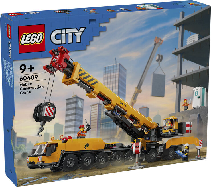 Lego Gul mobil byggekran 60409