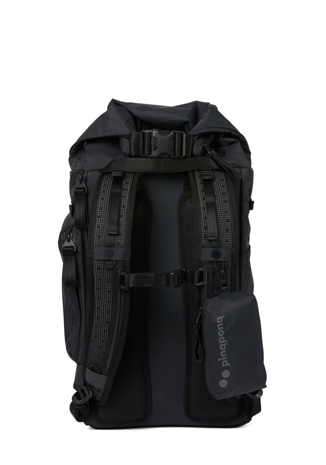 Pinqponq Fahrrad-Rucksack Komut Medium Backpack Pure Black