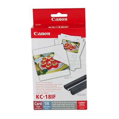 Canon KC-18IF - 18 stk merkelapper - for Canon SELPHY CP1000, CP1200, CP1300, CP1500, CP530, CP780, CP790, CP800, CP820, CP910