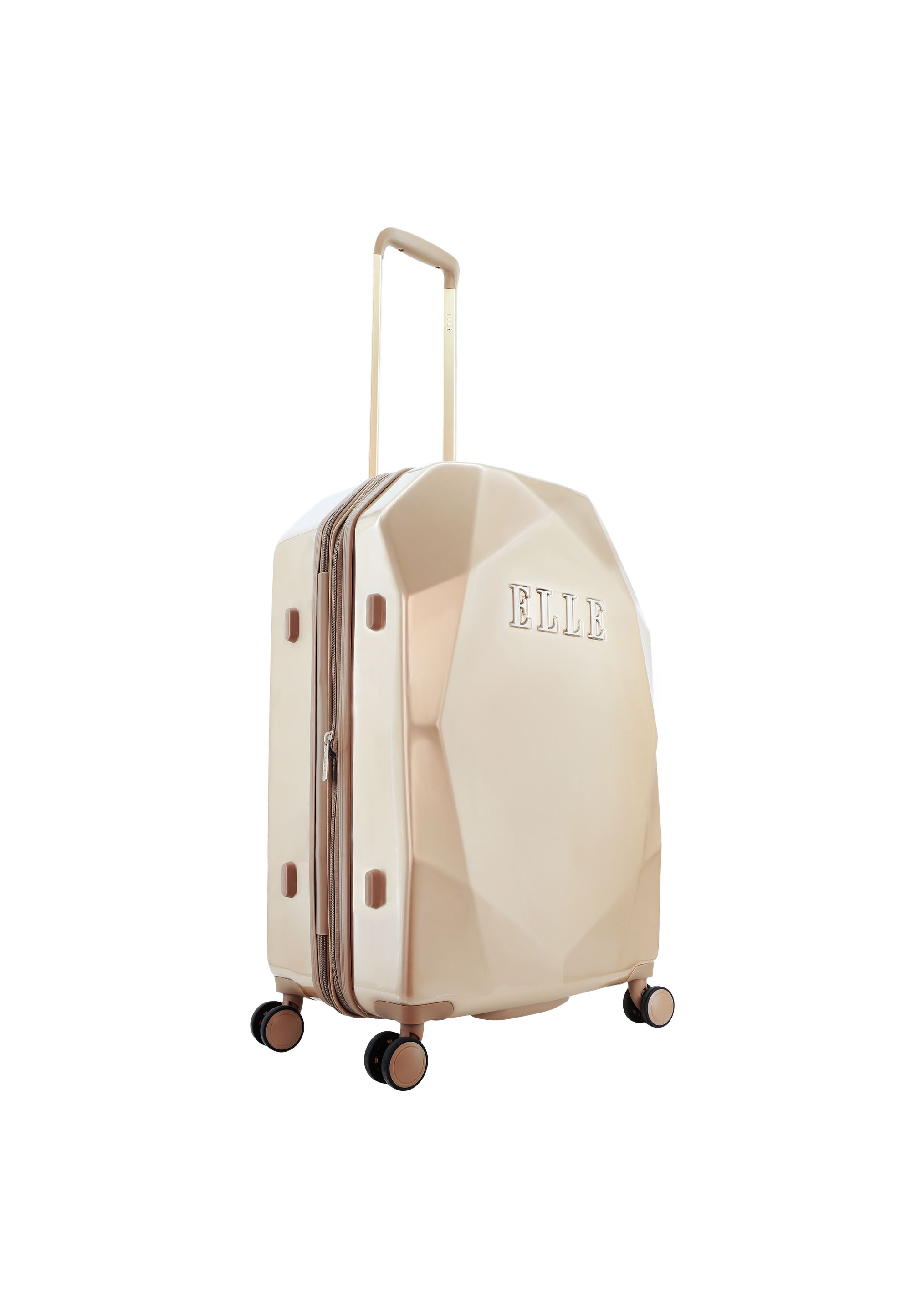 ELLE Diamond 76.5 cm reiskoffer - Taupe
