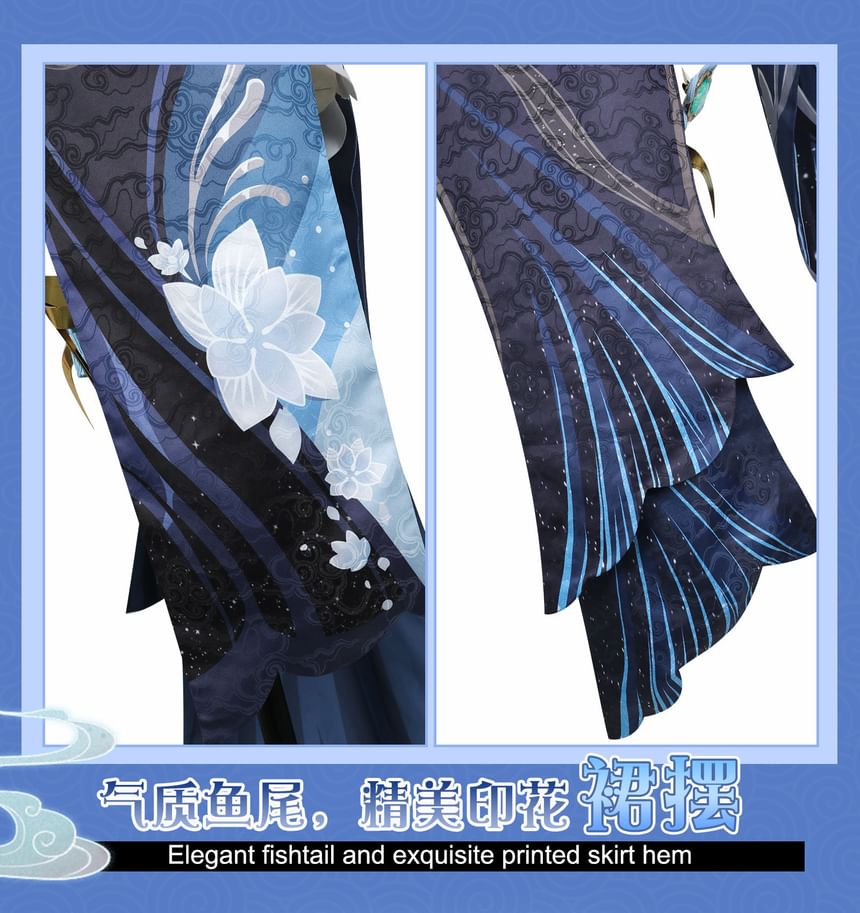 Feravin - Genshin Impact Shenhe Cosplay Kostuumset