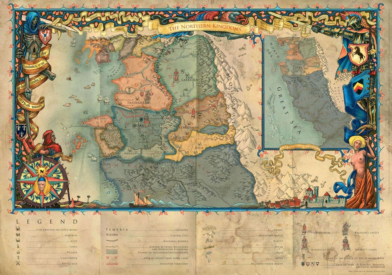 Good Loot - Gaming Puzzle: The Witcher 3 The Northern Kingdoms Puzzles - 1000
