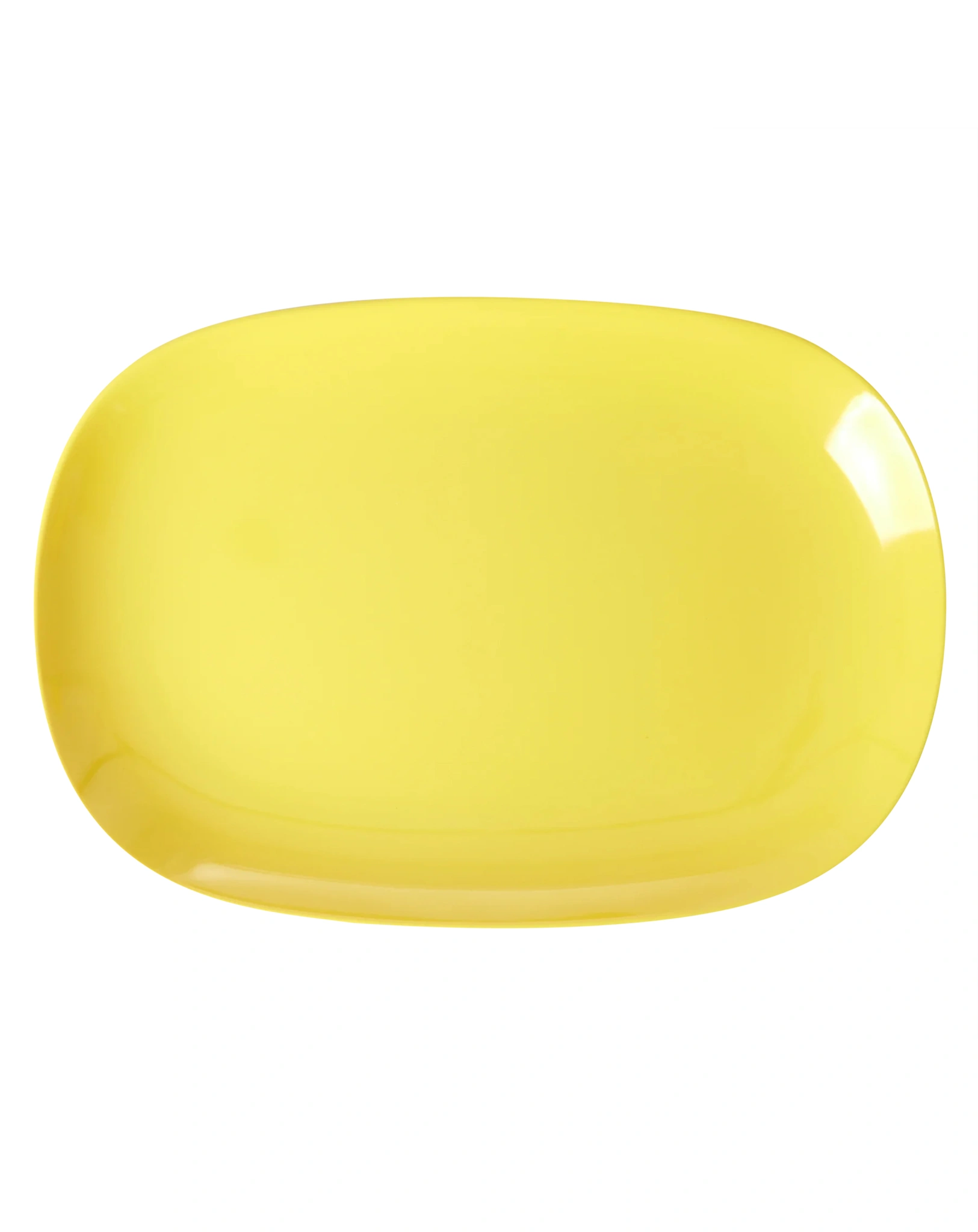Melamin-Servierteller RECTANGULAR LARGE in gelb