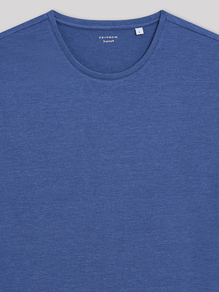 Tee-shirt en coton supima® uni