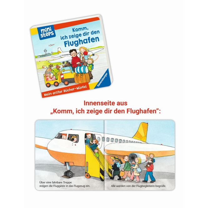 ministeps - Kita, Zoo & Feuerwehr - 6 Mini-Bücher im Set