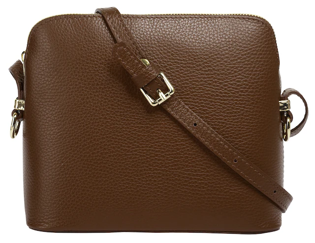 Cluty Umhängetasche echt Leder, Made in Italy