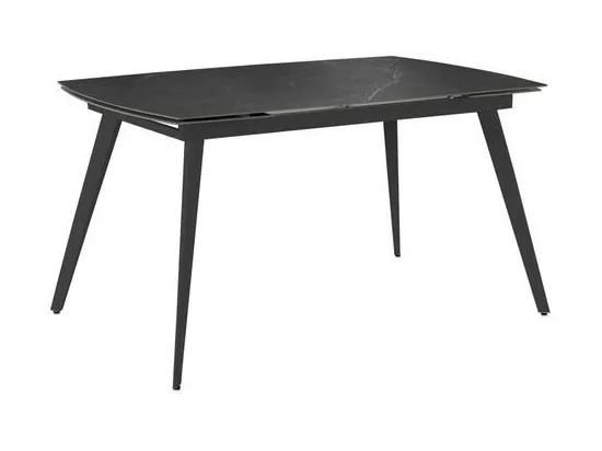 Nicolas TABLE À ALLONGES en FRITTÉ Noir