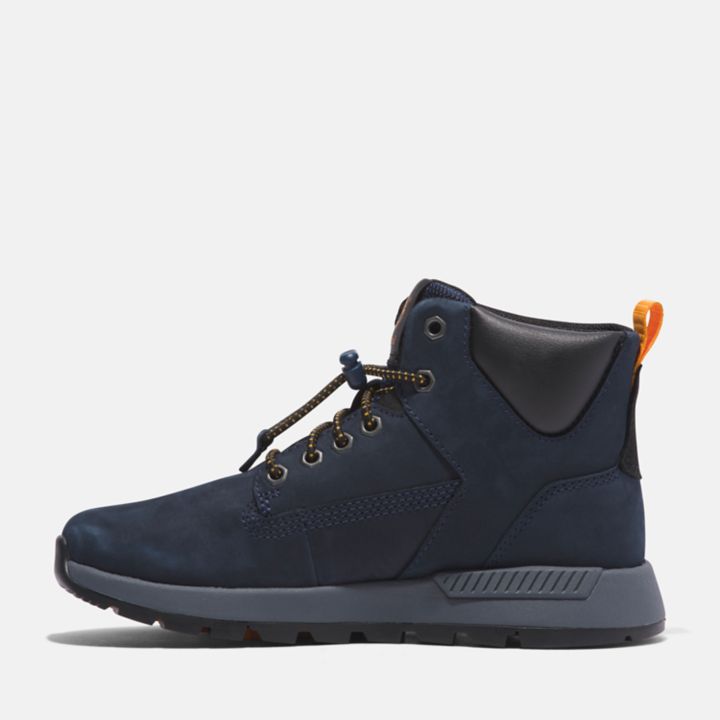 Bota Killington Trekker Chukka para jovens na cor azul marinho.