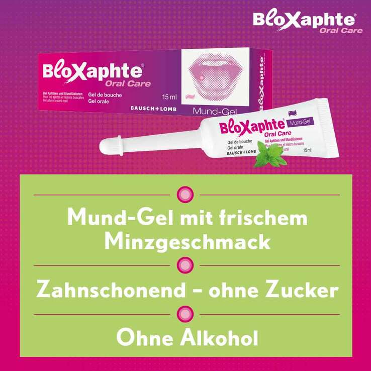 BloXaphte® Oral Care Mundgel, 15 ml