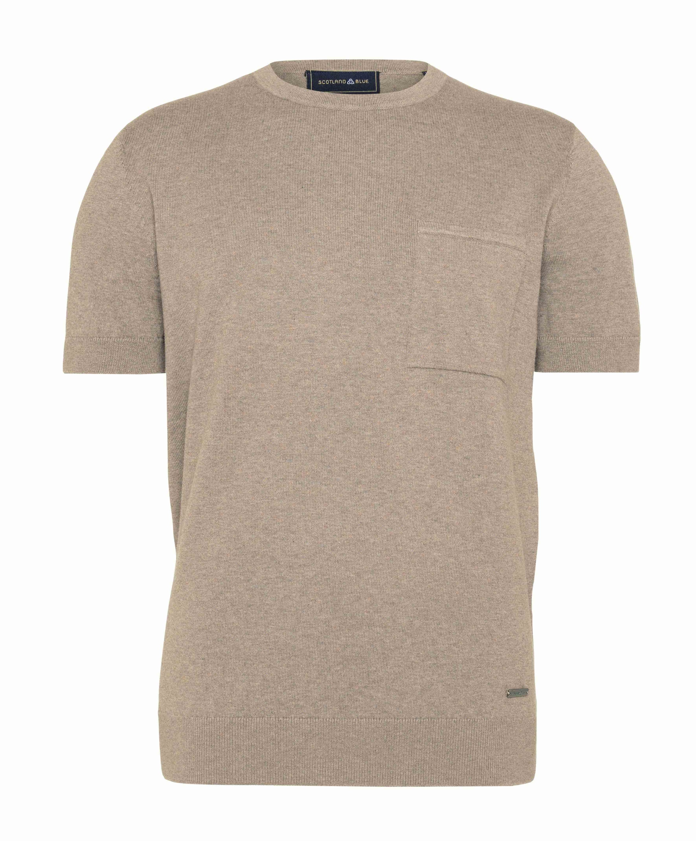 Scotland Blue Heren T-shirt beige