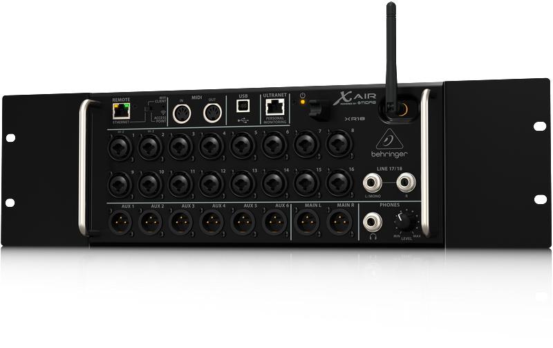 Mischpult X AIR XR18<br>Digitales Mischpult für Android und iPad Tablets