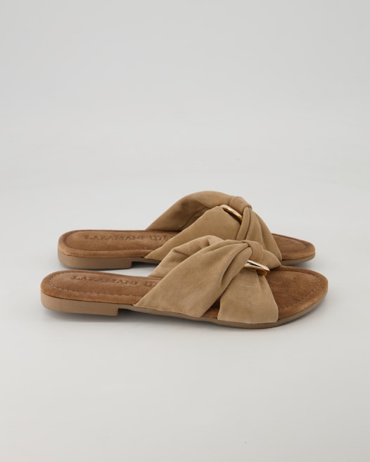 Lazamani 33.530 Pantoletten in Beige