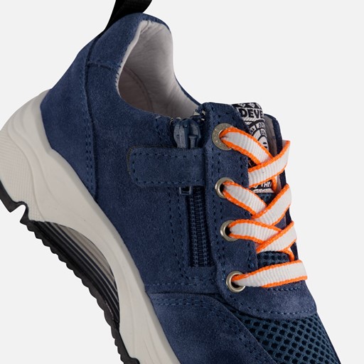 Develab Sneakers blauw Leer