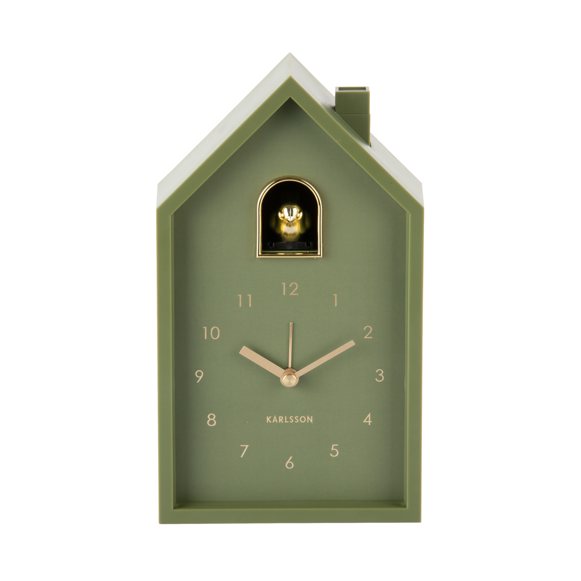 Wekker Modern Cuckoo Oro Luxegroen