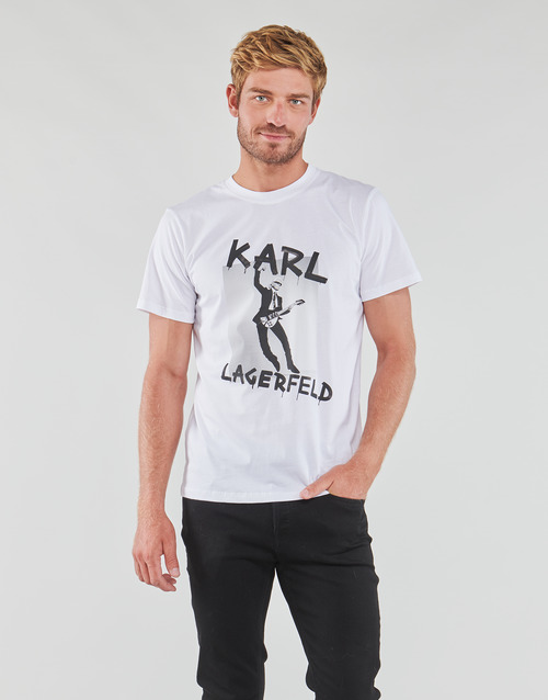 Karl Lagerfeld - KARL ARCHIVE OVERSIZED T-SHIRT Blanco