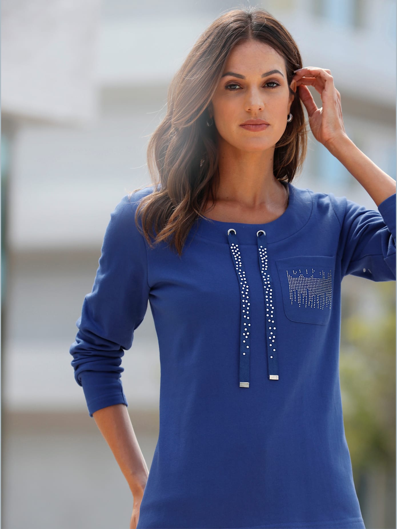 Sweat-shirt pur coton