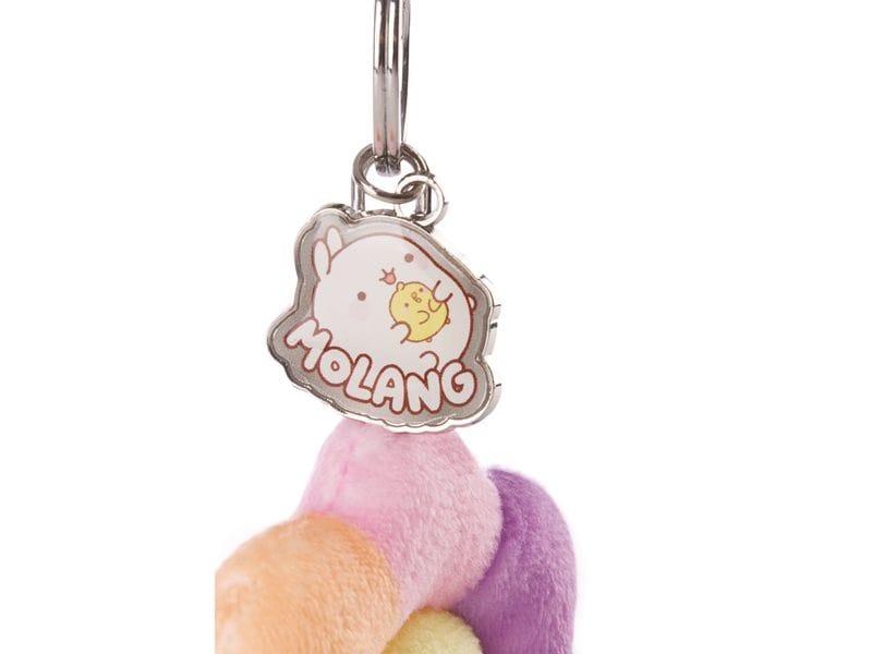 Nici Schlüsselanhänger Molang Regenbogenblume Plüschiger Schlüsselbegleiter