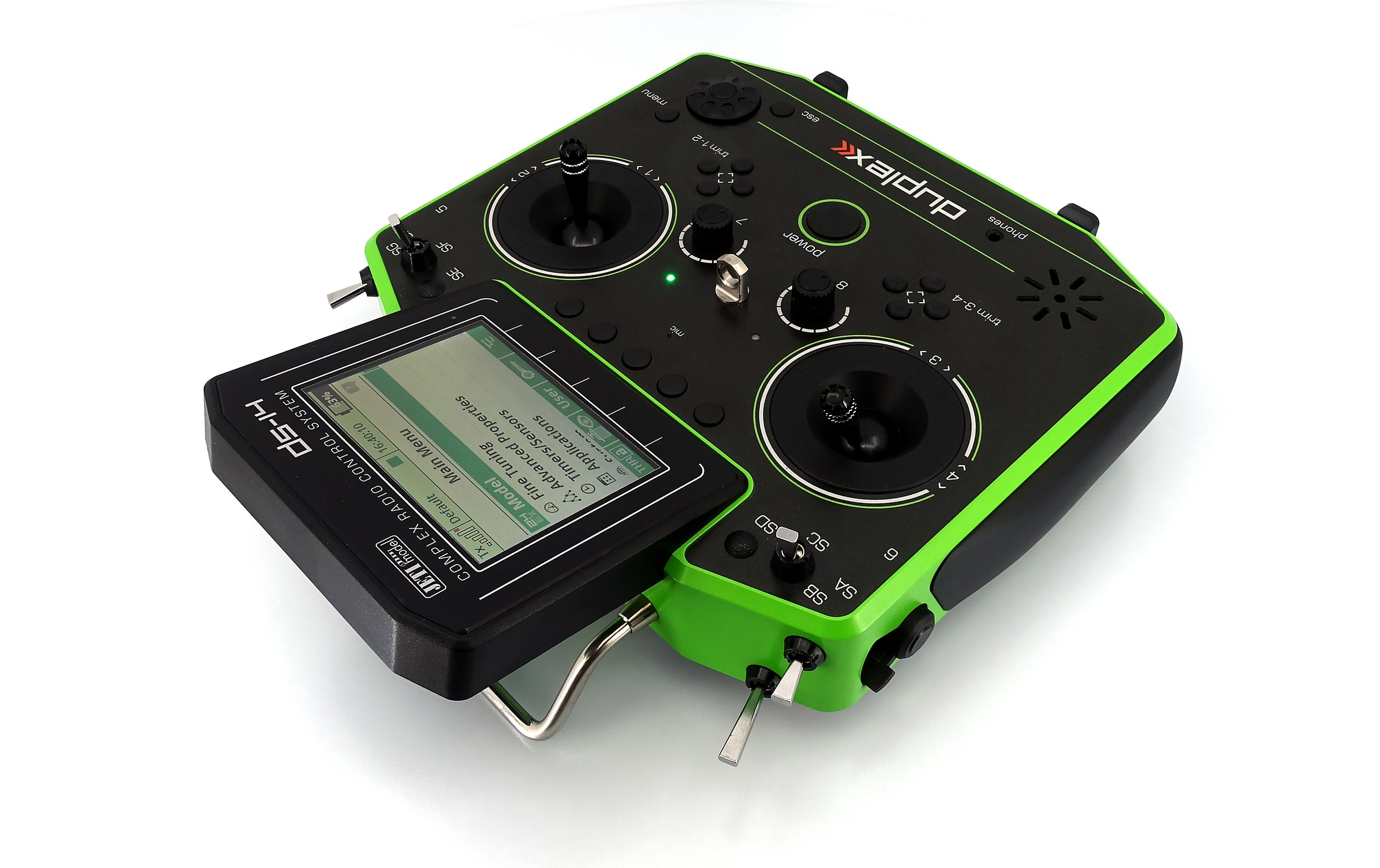 Fernsteuerung DS-14 II Multimode Grün<br>10-Kanal Jeti Duplex Handsender