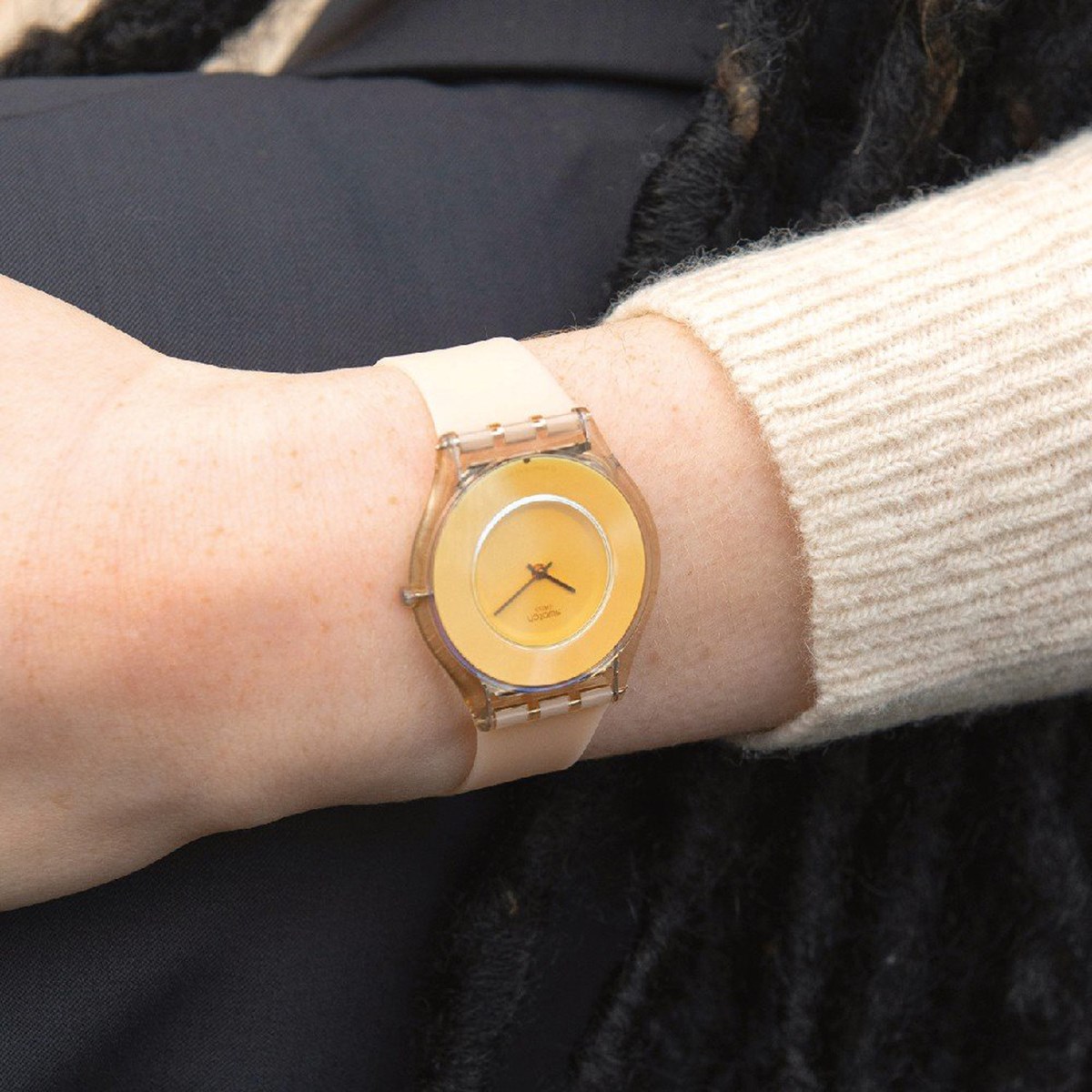 Montre femme Swatch Skin Pastelicious Peachy