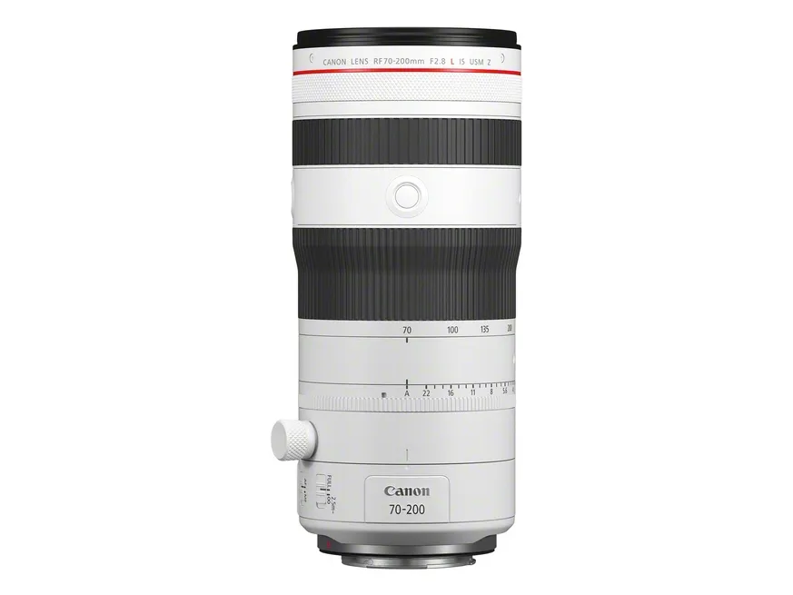 Canon RF 70-200mm F2.8L IS USM Z, Telefoto zoomobjektiv, 18/15, 70 - 200 mm, Billedstabilisator, Canon RF, Autofokus