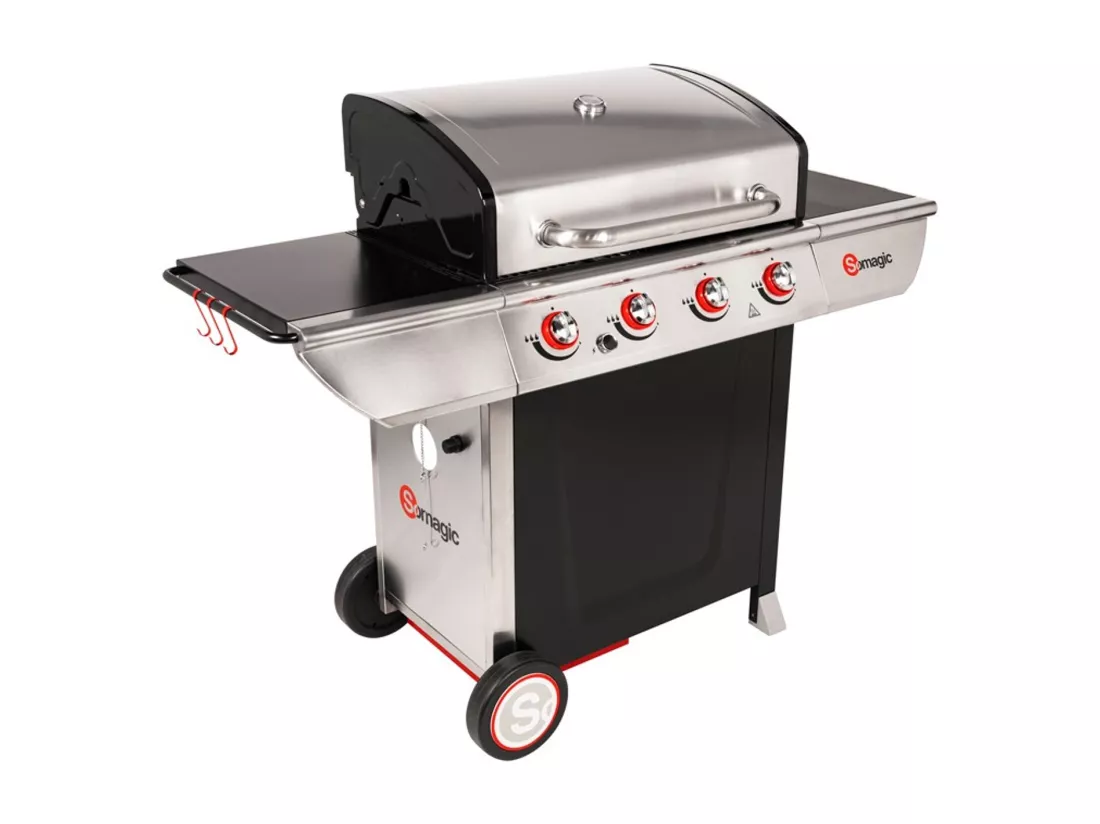 MANHATTAN 400GPI barbecue à gaz 4 brûleurs 14kW - SOMAGIC