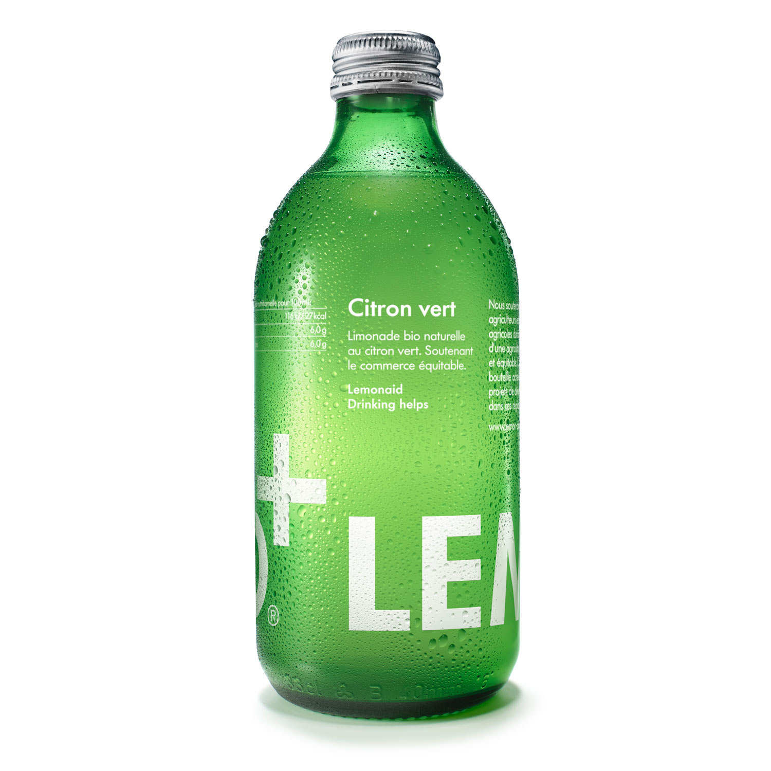 Limonade au citron vert bio et équitable - Lemonaid