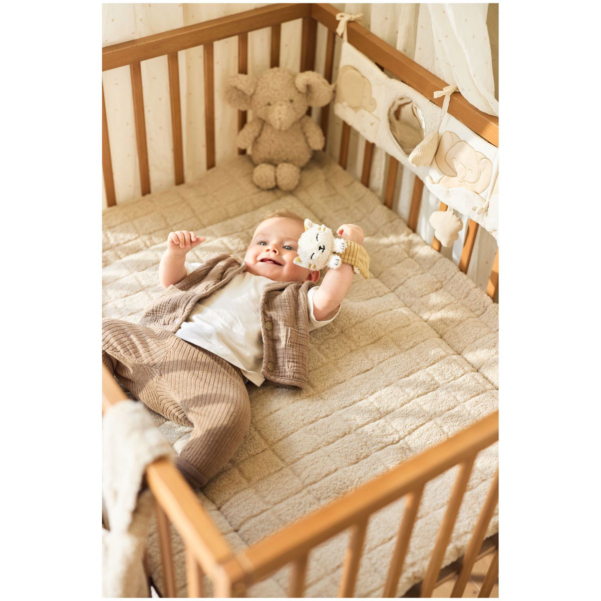 JolleinJollein   Handgelenk Rassel charlie beige